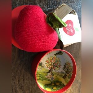 Organic Apple Park - Apple baby rattle